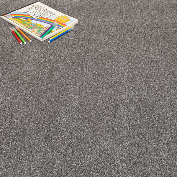 Nickel Grey Quebec Twist Carpet