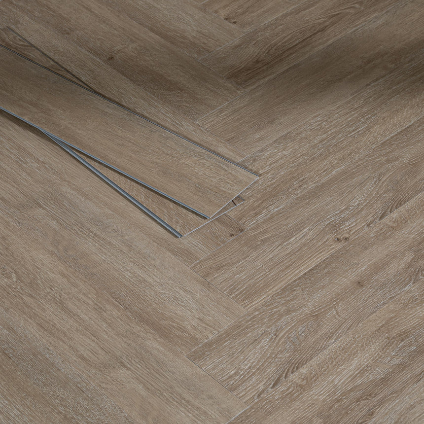 Noble Oak Prestige Herringbone 6mm SPC Click LVT Flooring