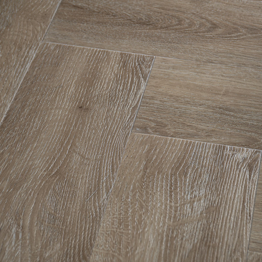 Noble Oak Prestige Herringbone 6mm SPC Click LVT Flooring
