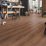 Norfolk Oak Coffee D80612 Robusto Villa 12mm Laminate Flooring by Kronotex