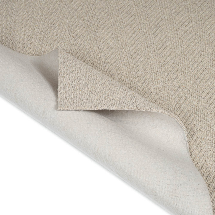 Oatcake Royal Sterling Wool Loop Carpet by Abingdon