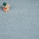 Ocean Blue 32 Soft Noble Saxony Feltback Carpet Clearance
