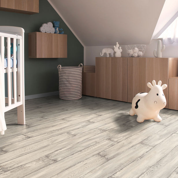 Painted Wood Light Grey Iconik 260 Vinyl Flooring
