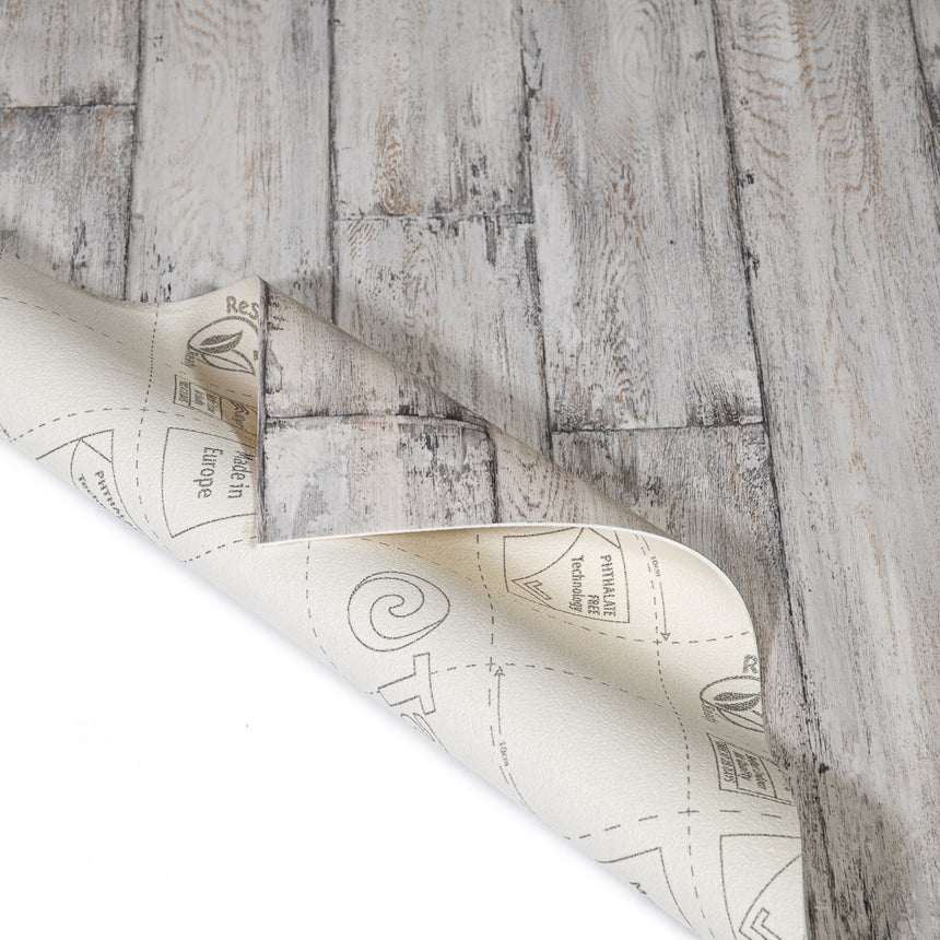 Painted Wood Light Grey Iconik 260 Vinyl Flooring