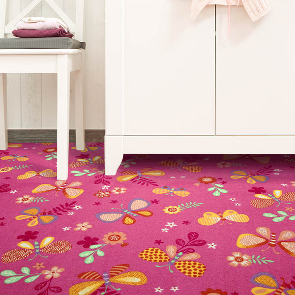 Papillion 17 Rose Kids Carpet