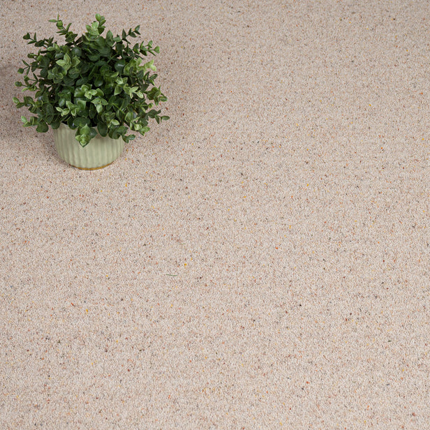Parchment Natural Berber Twist Deluxe 55oz Carpet by Cormar