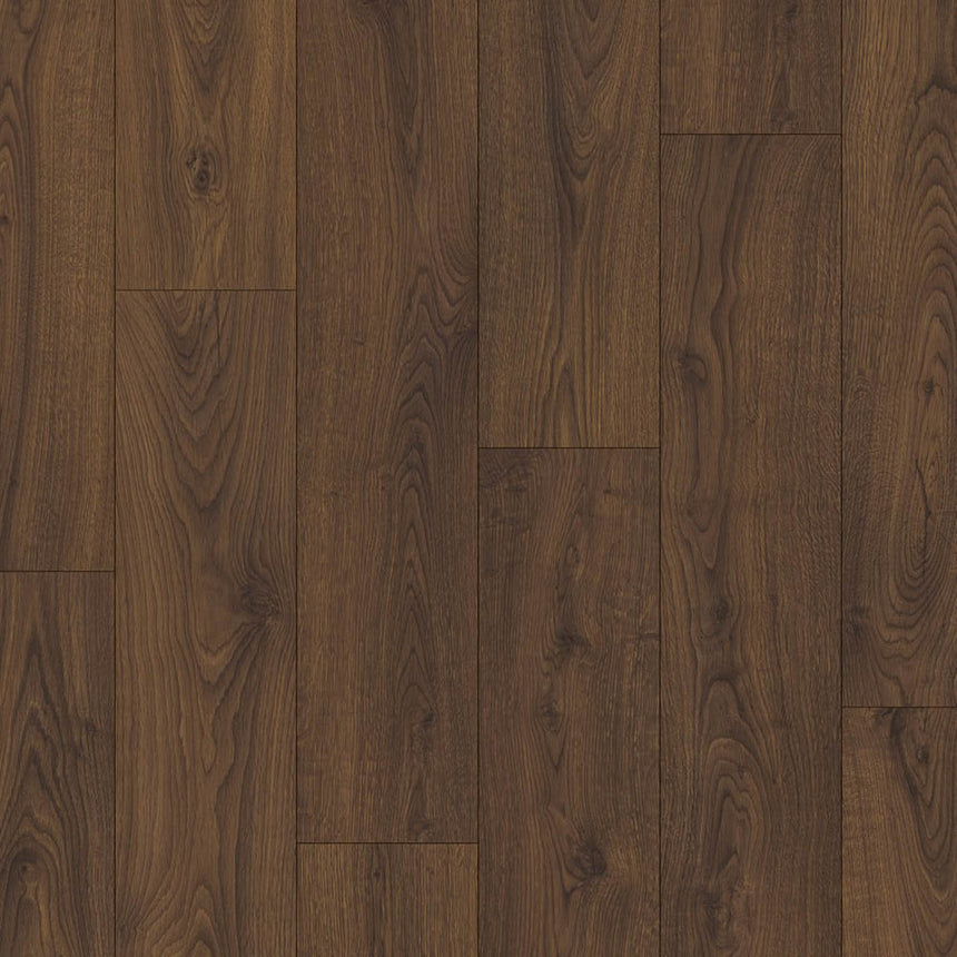 Peanut Brown Oak CLM5800 Classic 8mm Laminate Flooring by Quick-Step