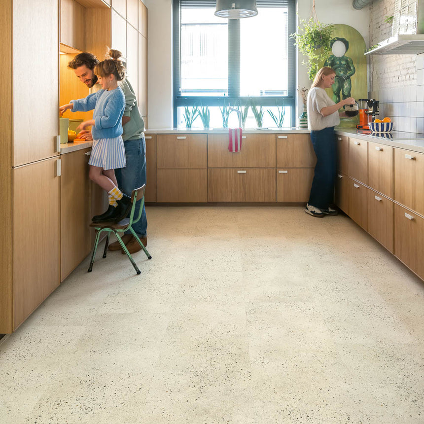 Pebble Concrete AVMTU40276 Alpha Illume 6mm Click LVT Flooring by Quick-Step