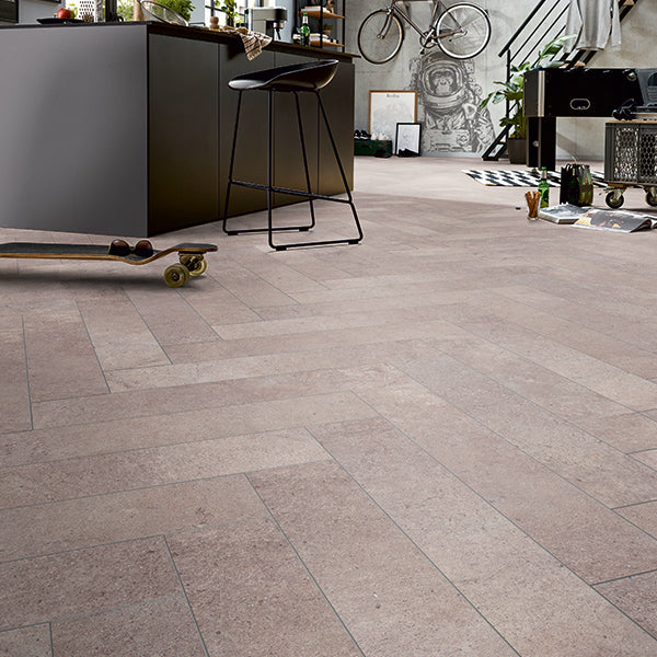 Pesaro Cement D4739 Kronotex Herringbone Laminate Flooring
