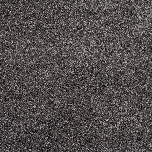 Pewter Caspian Saxony Carpet 6.14m x 5m Remnant