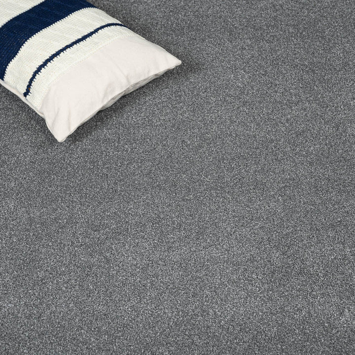 Pewter Grey Hartwell Saxony Carpet | Luxury Carpets | Online Carpets