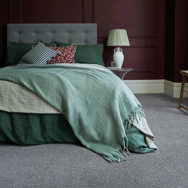 Silver Grey 75 Pisa Saxony Carpet