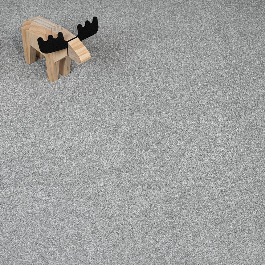 Platinum Grey Hartwell Saxony Carpet