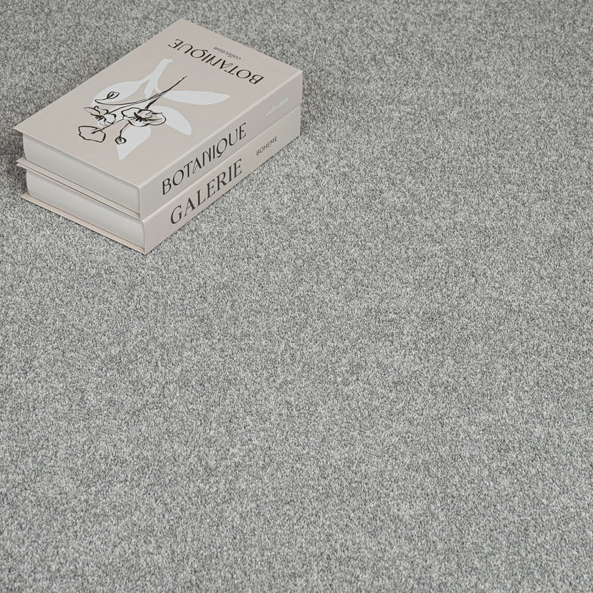 Polished Silver Harewood Saxony Carpet