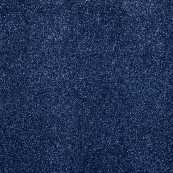 Portofino Blue Zephyr Saxony Carpet 1.7m x 4m Remnant