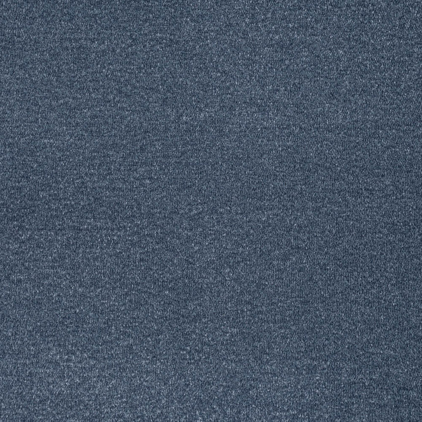 Azure Blue Delphi Twist Carpet 7m x 5m Remnant
