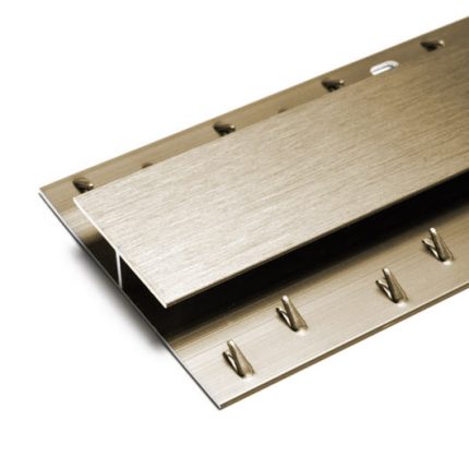 Threshold 61mm Wide Carpet Door Plate Brass Effect 3ft Length - View #6