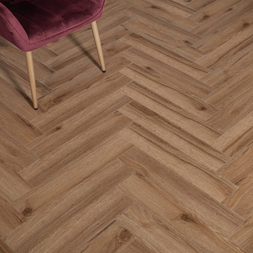 Prestige Oak Prestige Herringbone 6mm SPC Click LVT Flooring