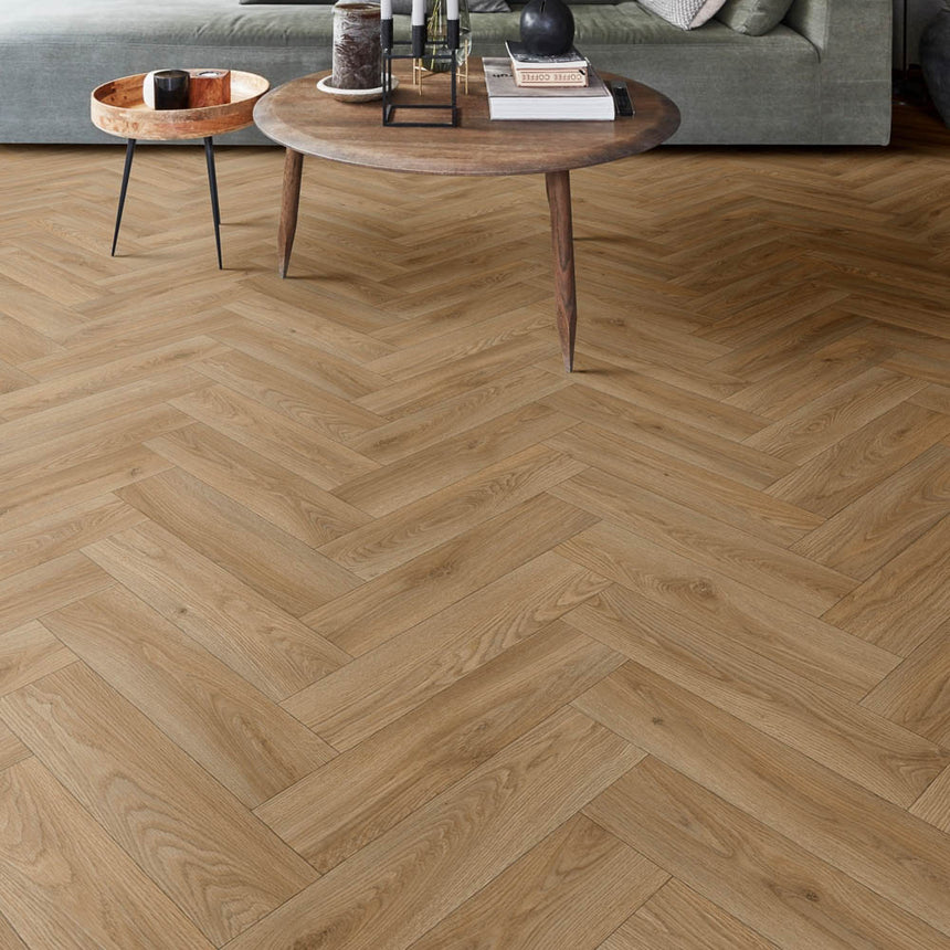 Giuliano 555 Vintage Herringbone Wood Vinyl Flooring