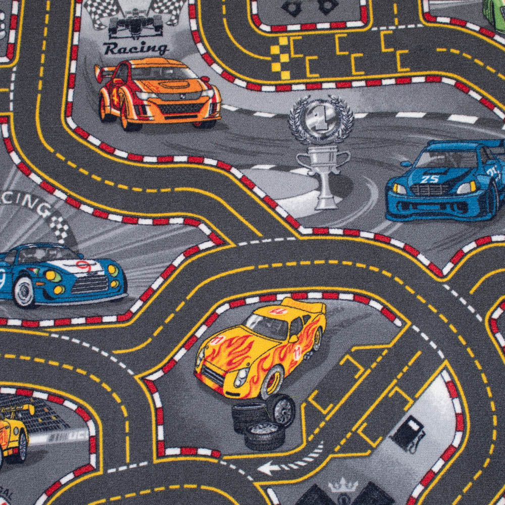 Racers 97 Kids Carpet | Patterned Loop Carpet | Online Carpets