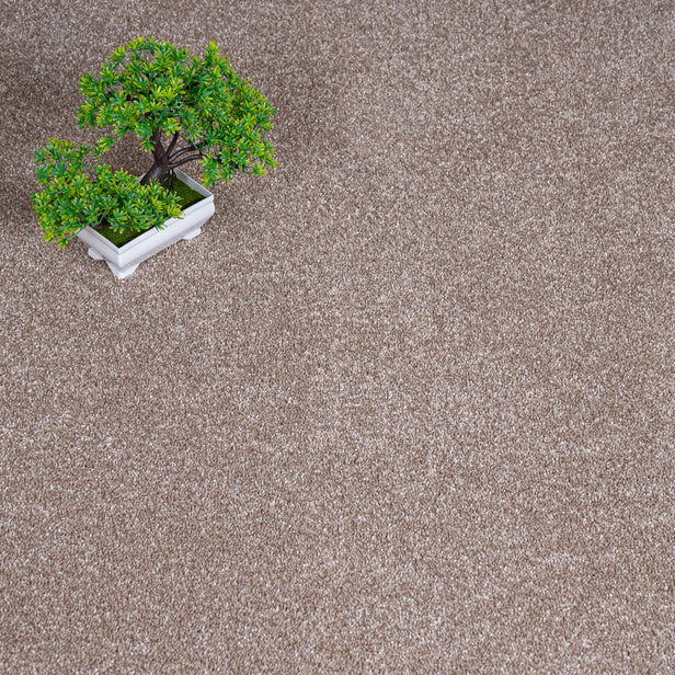 Raw Linen 720 Soft Noble Saxony Feltback Carpet Clearance
