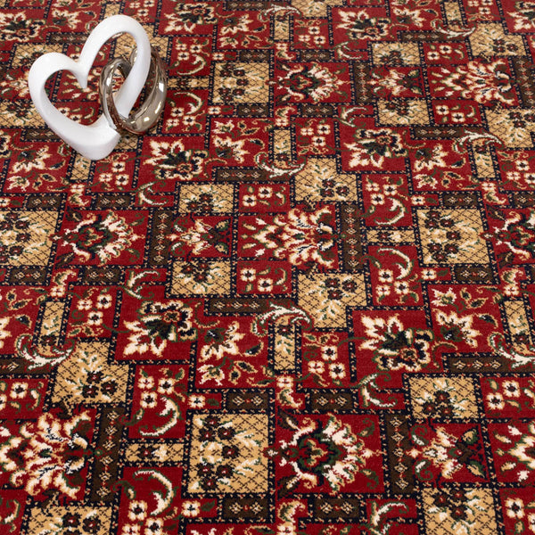 Regal Red 2502 10 Indian Palace Patterned Wilton Wiltax Carpet