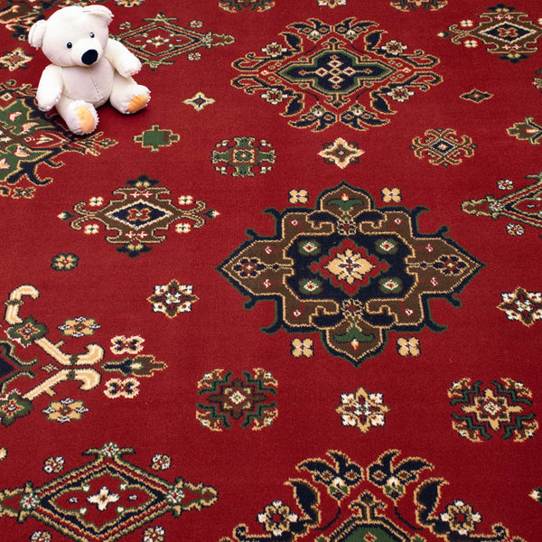 Regal Red 2507 10 Turkish Palace Patterned Wilton Wiltax Carpet