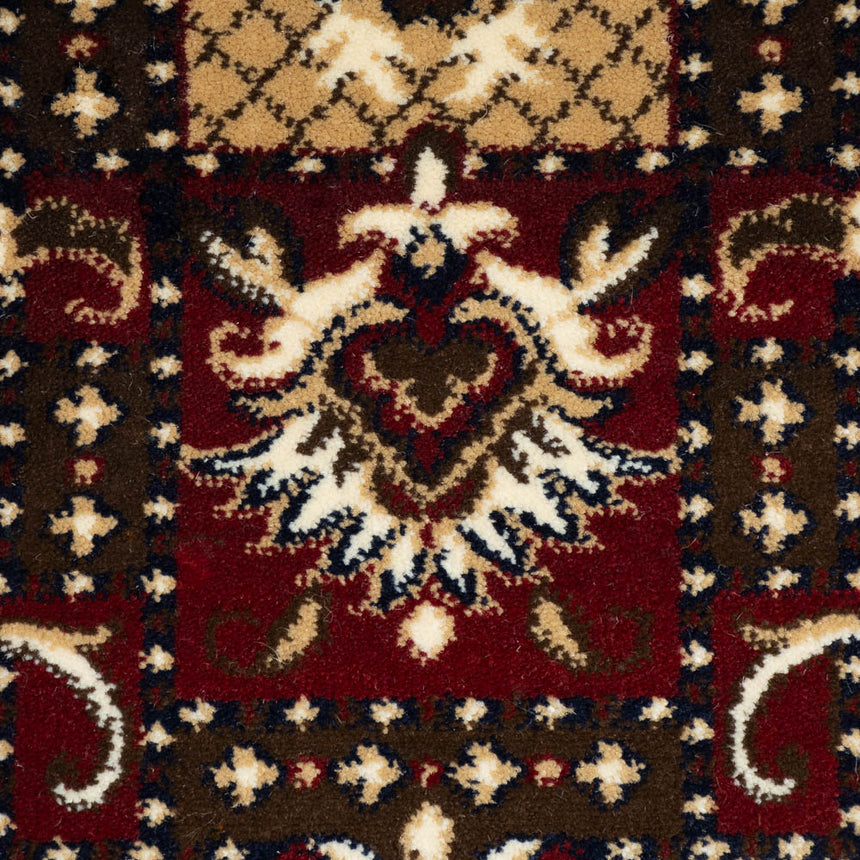 Regal Red Indian Palace Wentworth Patterned Wilton Carpet