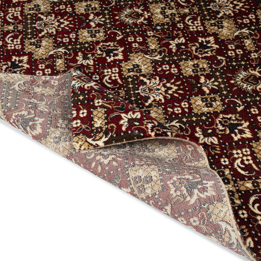 Regal Red Indian Palace Wentworth Patterned Wilton Carpet