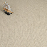 Ricecake Royal Sterling Wool Loop Carpet by Abingdon