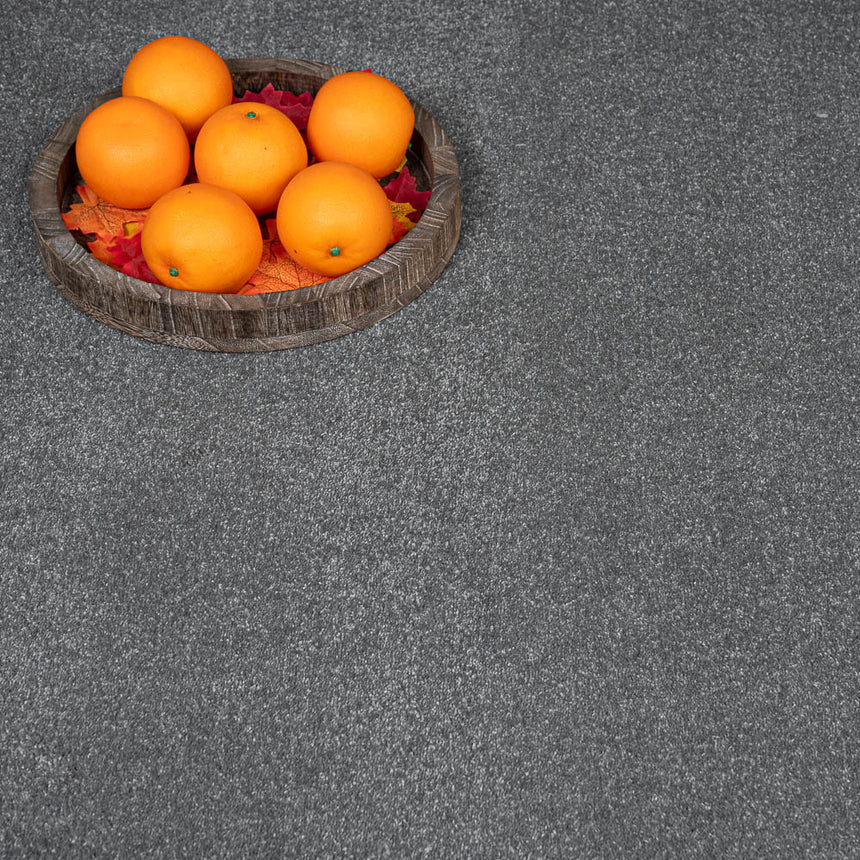 Rich Grey Hartwell Saxony Carpet