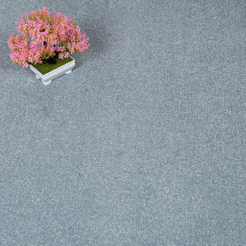 Riverstone Blue Dunham Saxony Carpet