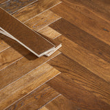 Roasted Oak Herringbone 14/3mm Engineered Wood Flooring