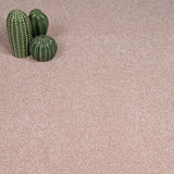 Rose Pink 12 Soft Noble Saxony Carpet Clearance