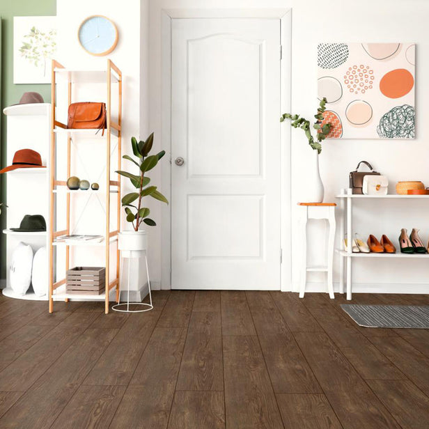 Ruby Oak Brown D40542 Robusto Villa 12mm Laminate Flooring by Kronotex