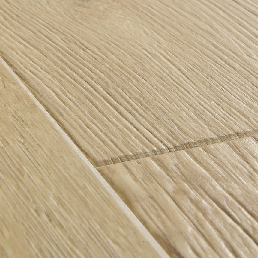 Sandblasted Oak Natural IM1853 Impressive 8mm Laminate Flooring by Quick-Step