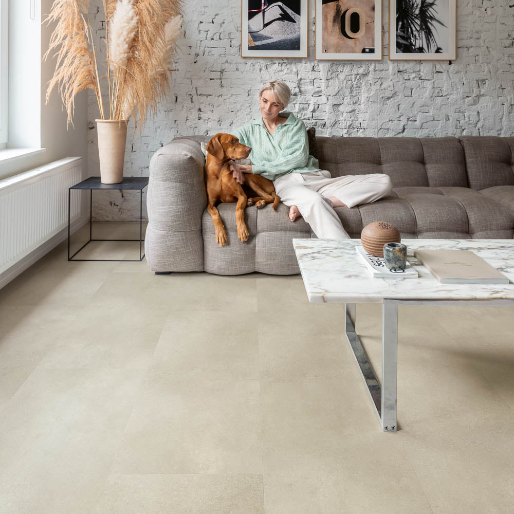 Sandstone Concrete AVMTU40274 Alpha Illume 6mm Click LVT | Quick