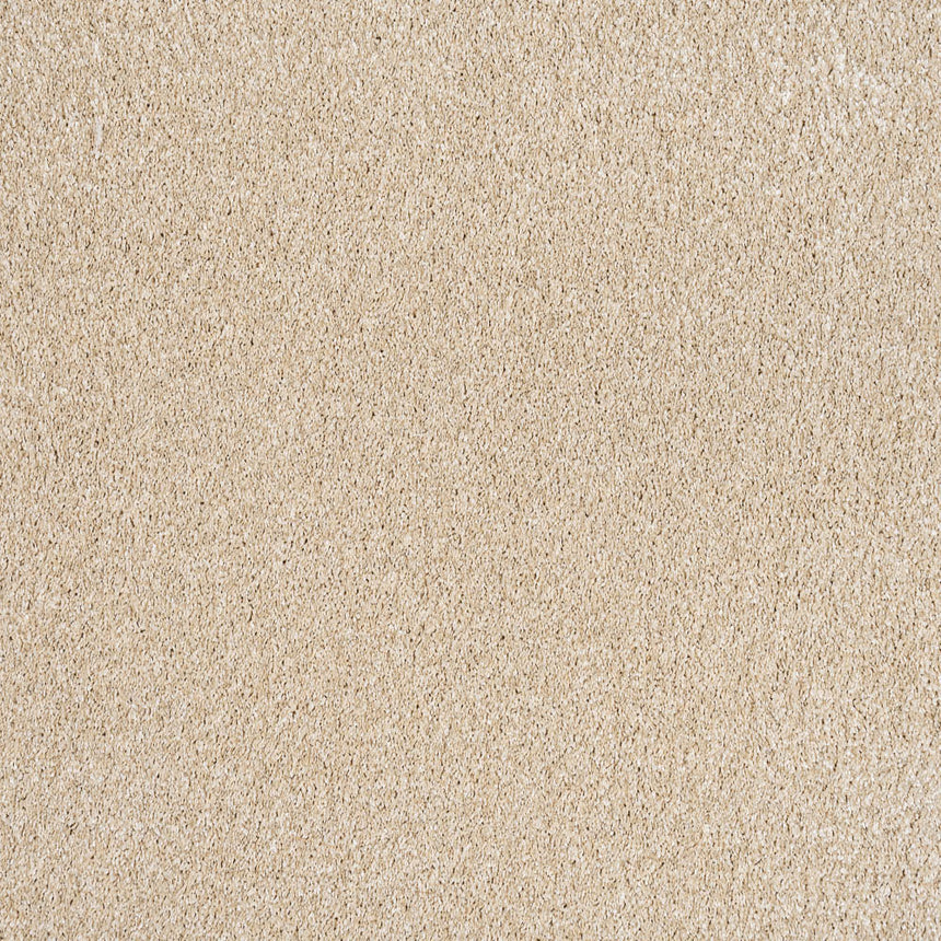 Sandy Beige Lyra Saxony Carpet 2.6m x 4m Remnant