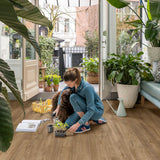 Scraped Oak Grey Brown IM1850 Impressive 8mm Laminate Flooring by Quick-Step