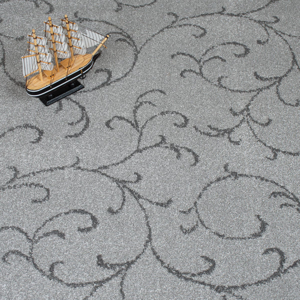 Scroll SWR76 Illusion Wilton Carpet | Woven Backed | Online Carpets