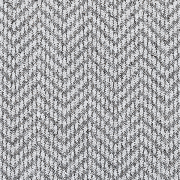 Silver Chile Herringbone Carpet