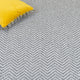 Silver Chile Herringbone Carpet