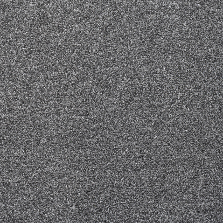 Silver Grey Quebec Twist Carpet 2.4m x 5m Remnant