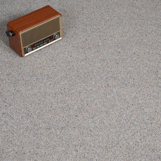 Silver Mist Wilton Royal Charter Berber Deluxe Carpet by Abingdon