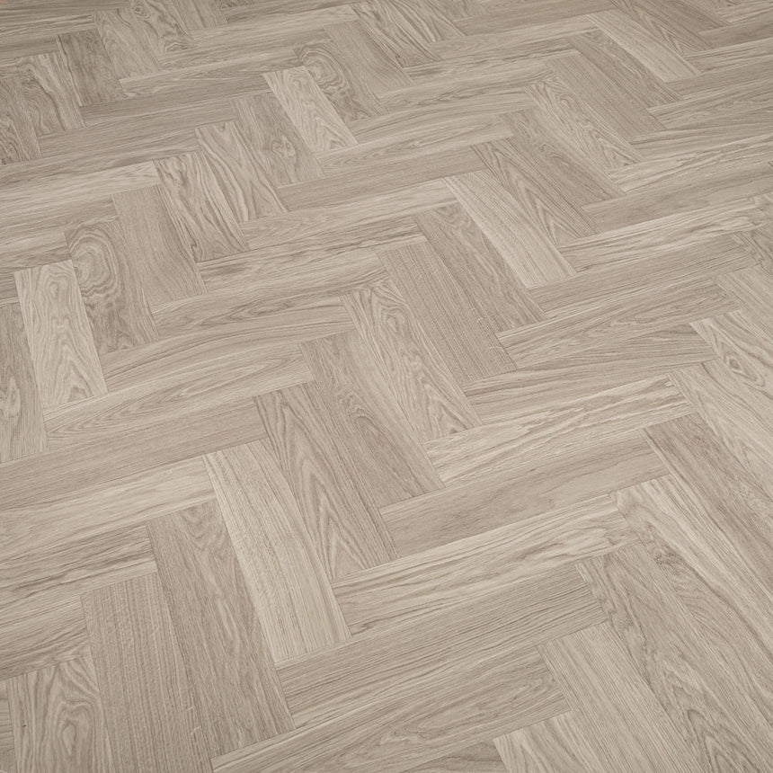 Skane Herringbone Dun Goliath 450 Vinyl Flooring by Tarkett