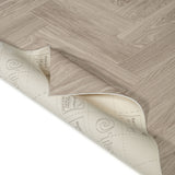 Skane Herringbone Dun Goliath 450 Vinyl Flooring by Tarkett