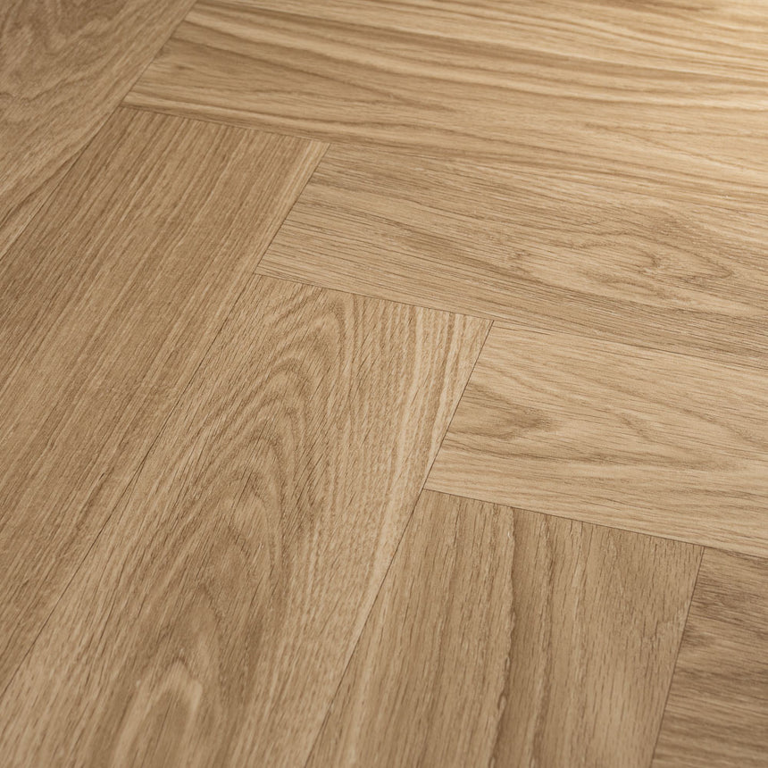 Skane Herringbone Wheat Goliath 450 Vinyl Flooring by Tarkett