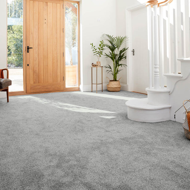 Slate Grey 02 Stainfree Tweed Carpet by Abingdon