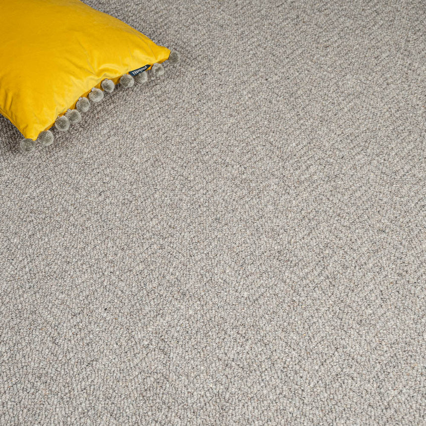 Smoke Royal Sterling Wool Loop Carpet by Abingdon