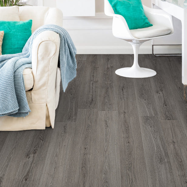 Smoked Oak Axia 2mm Gluedown LVT Flooring